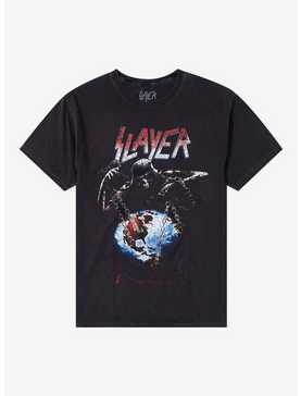 Slayer Chained World Dyed T-Shirt, , hi-res