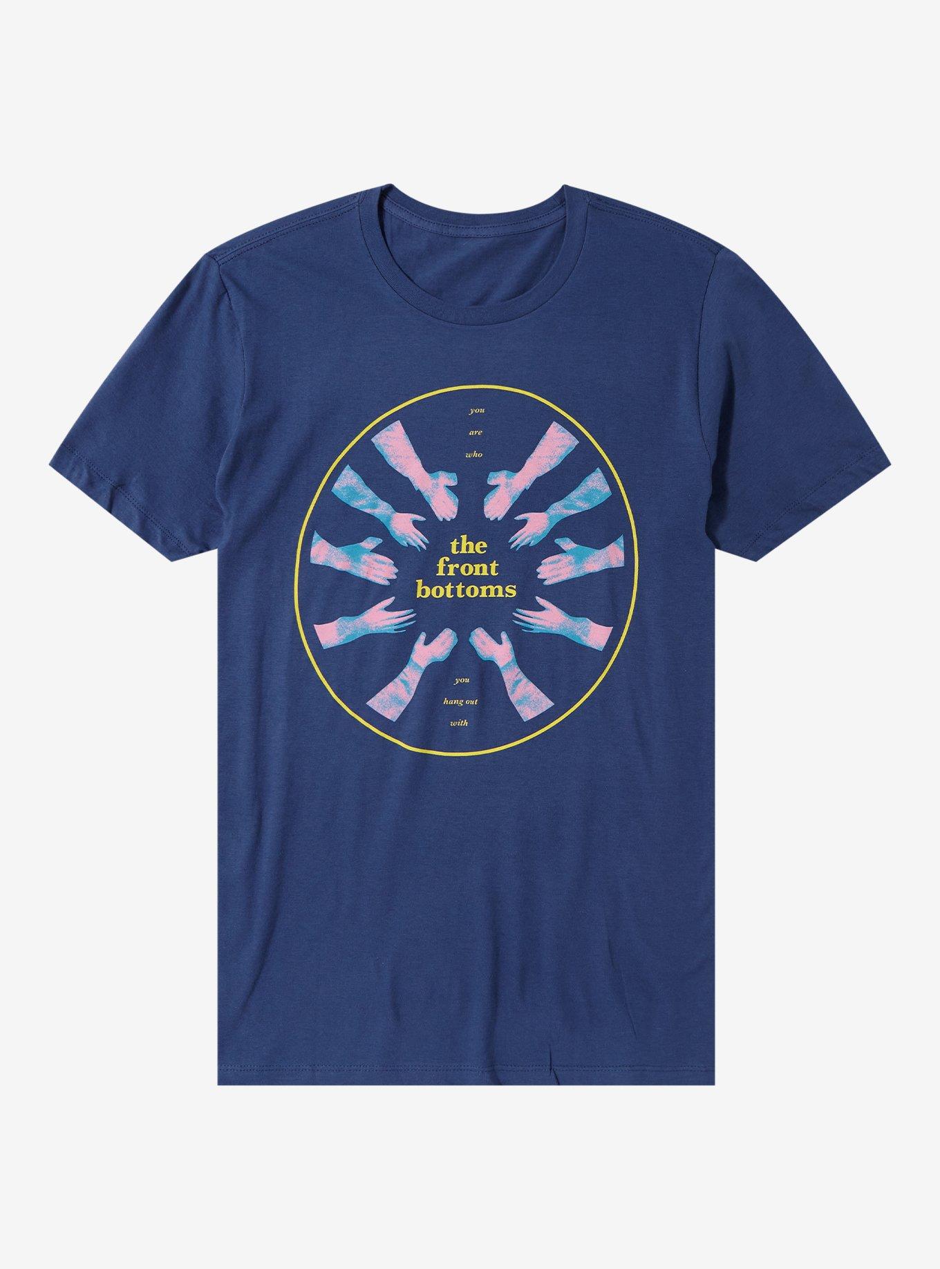 The Front Bottoms You Are Who You Hang Out With T-Shirt, NAVY, hi-res