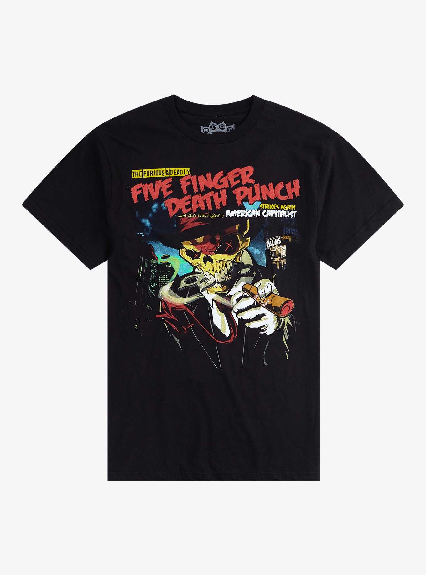 Five Finger Death Punch American Capitalist T-Shirt, , hi-res