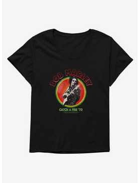 Bob Marley Catch A Fire '73 Girls T-Shirt Plus Size, , hi-res
