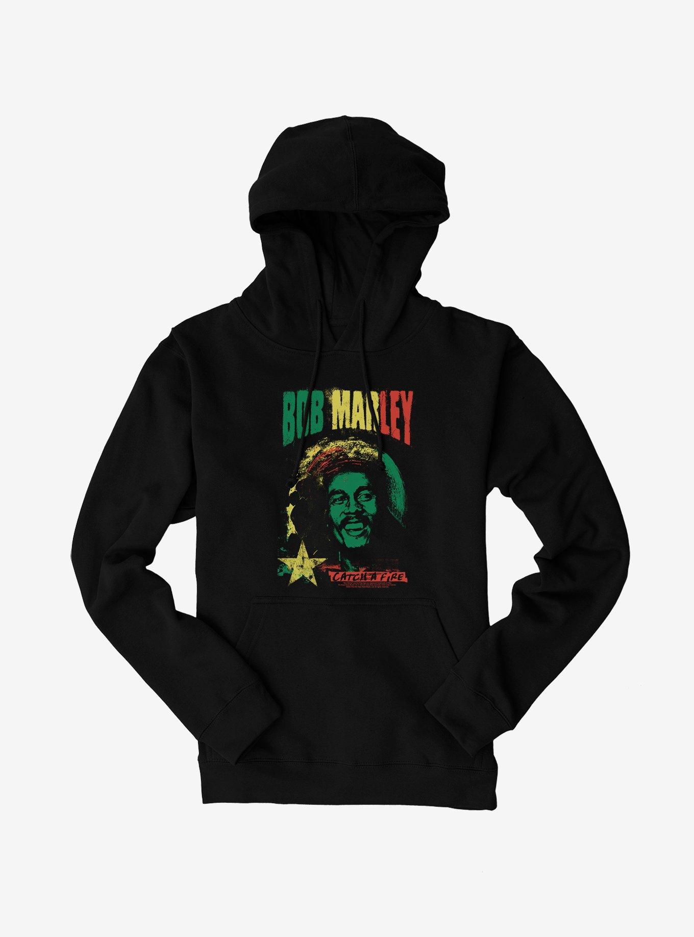 Bob Marley Catch A Fire Hoodie, , hi-res