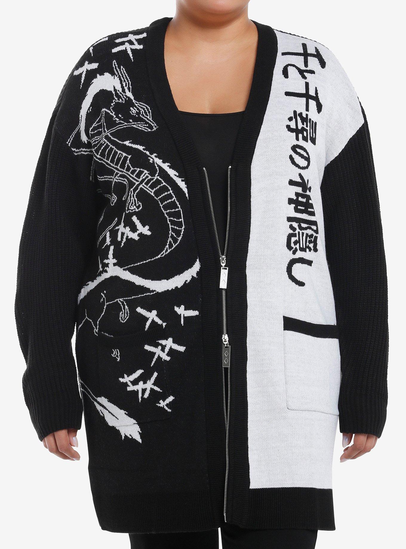 Her Universe Studio Ghibli® Spirited Away Haku Long Zipper Cardigan Plus Size, , hi-res