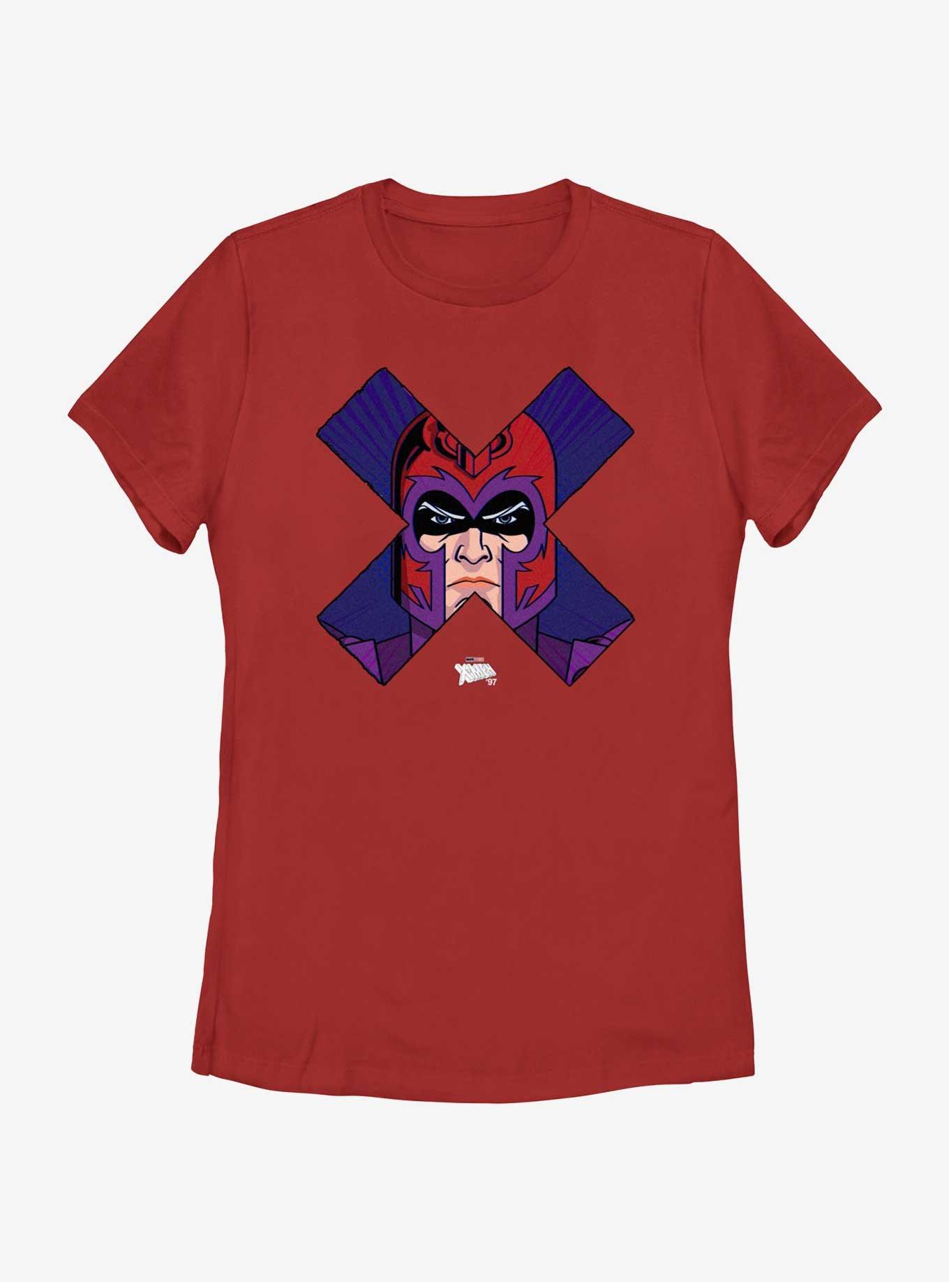 Marvel X-Men '97 Magneto Face Womens T-Shirt