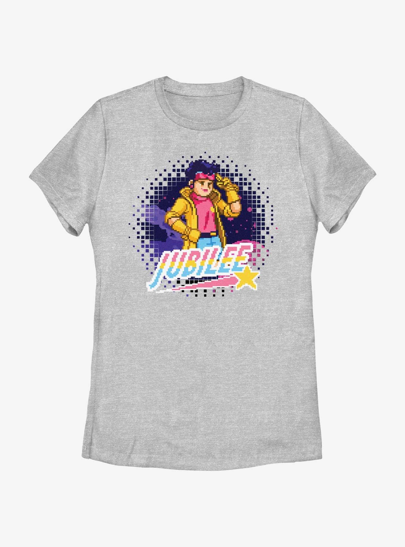 Marvel X-Men '97 8-Bit Jubilee Womens T-Shirt