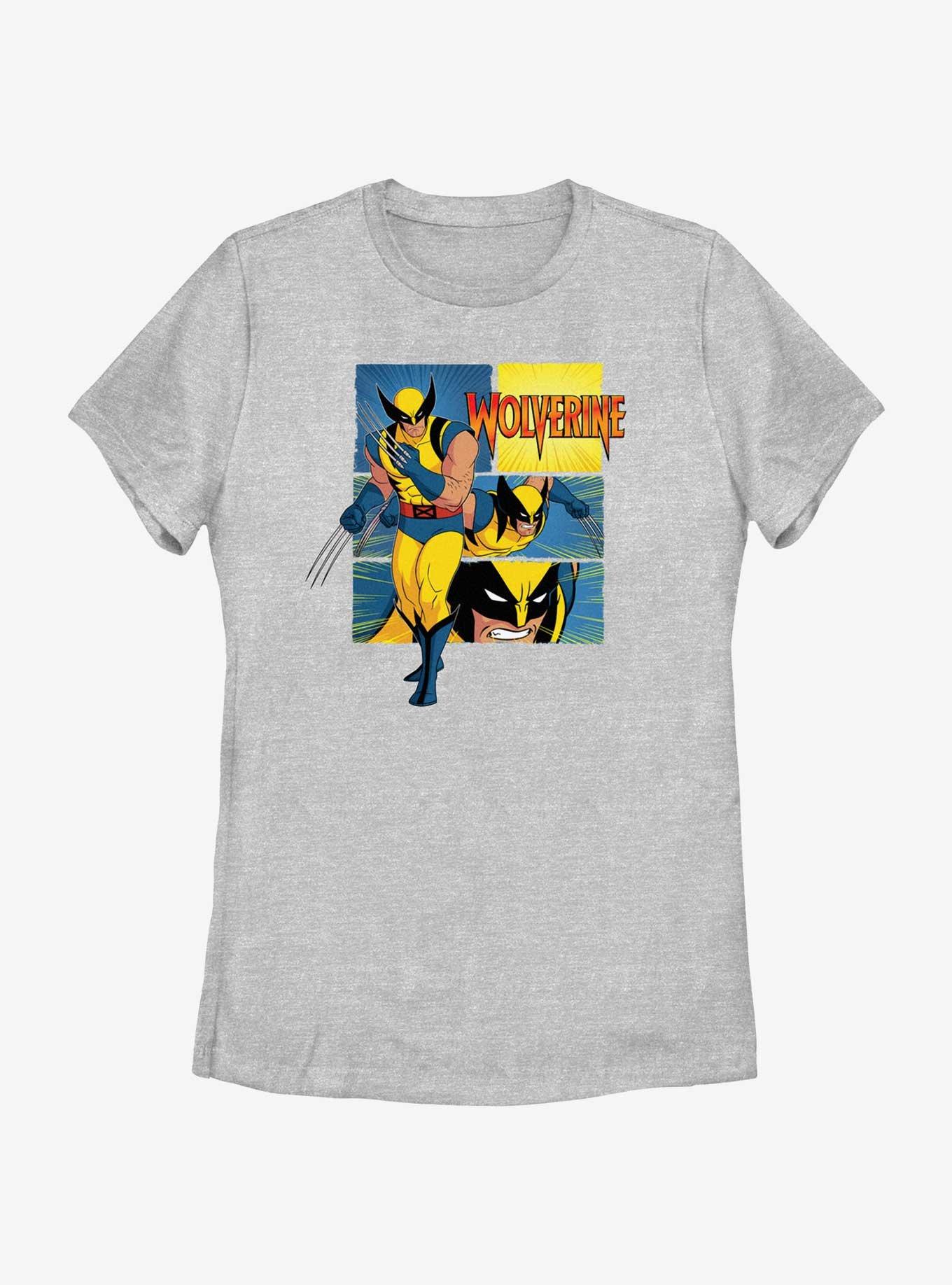 Marvel X-Men '97 Wolverine Poses Womens T-Shirt