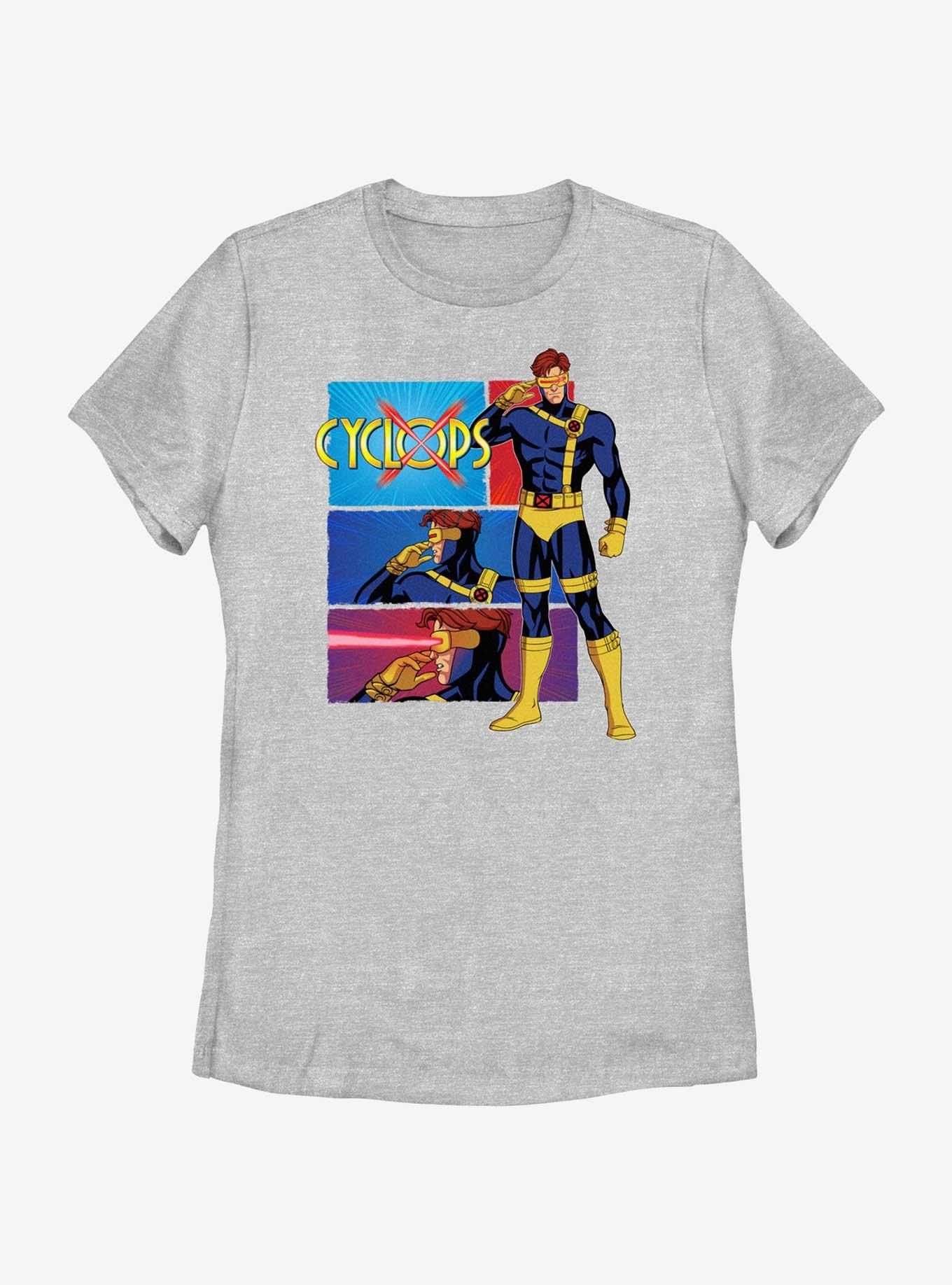 Marvel X-Men '97 Cyclops Pose Womens T-Shirt, ATH HTR, hi-res
