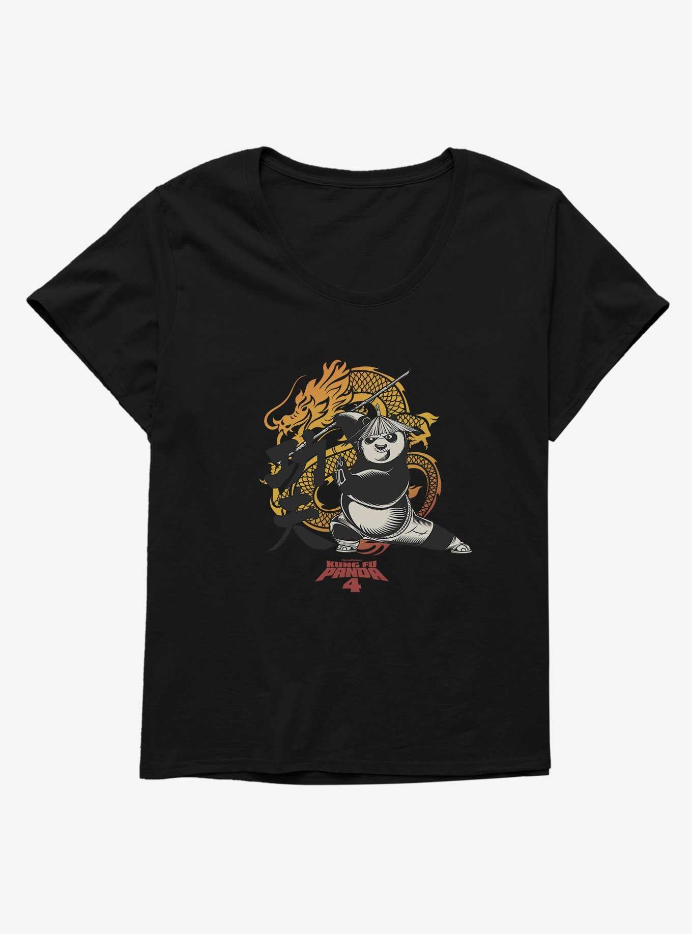 Kung Fu Panda 4 The Dragon Warrior Womens T-Shirt Plus Size, , hi-res