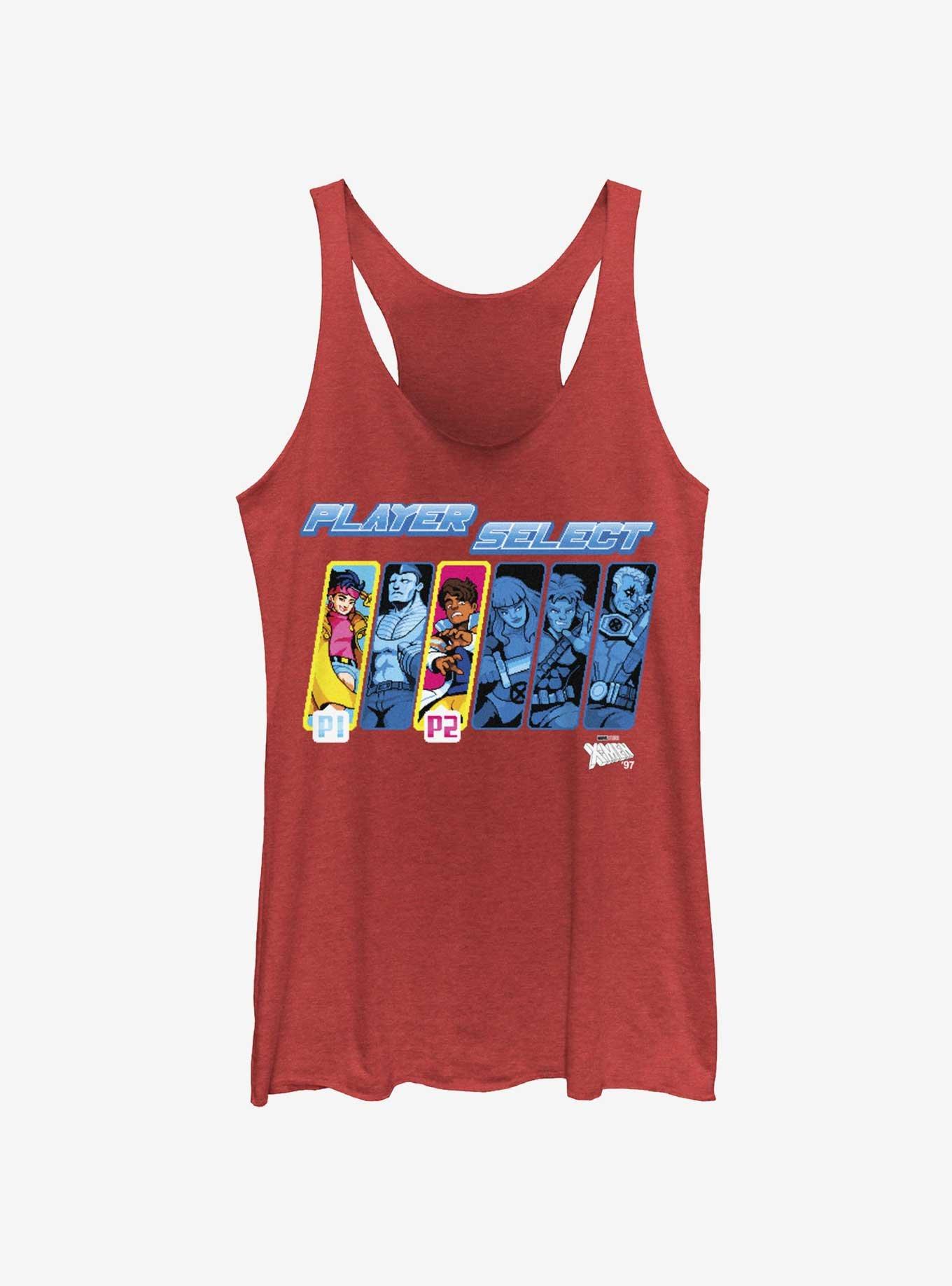 Marvel X-Men '97 Player Select Womens Tank Top, RED HTR, hi-res