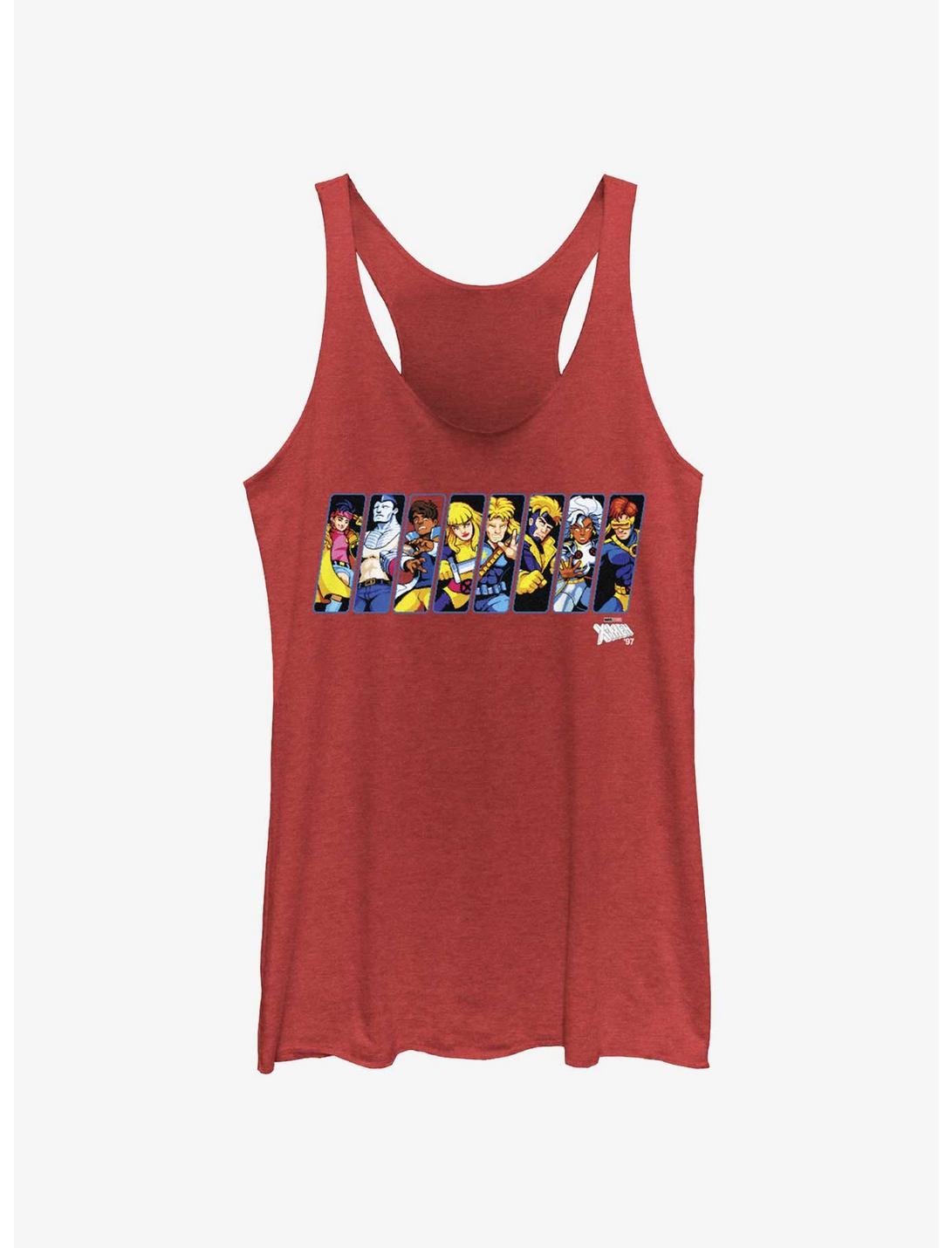 Marvel X-Men '97 Select Your Player Womens Tank Top, RED HTR, hi-res