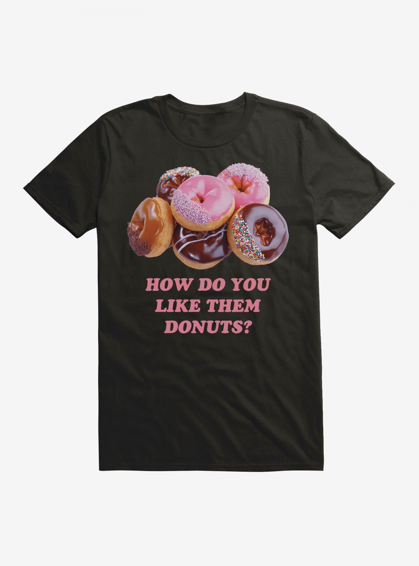 Donuts T-Shirt, BLACK, hi-res