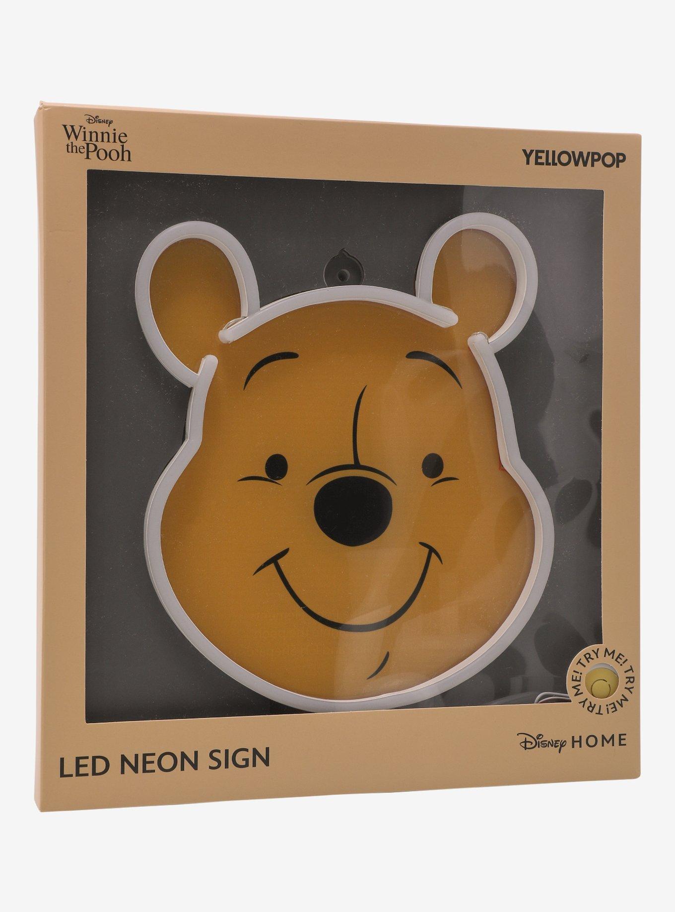 Disney Winnie the Pooh Figural Pooh Bear LED Neon Sign | BoxLunch