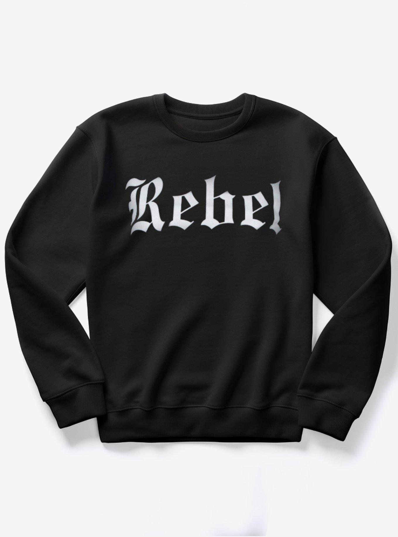 Rebel Goth Sweater, BLACK, hi-res
