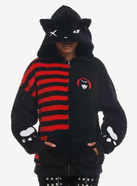 DimMoire Evil Catパーカー【Black】 Dimmoire Evil Cat Hooded Zip-up