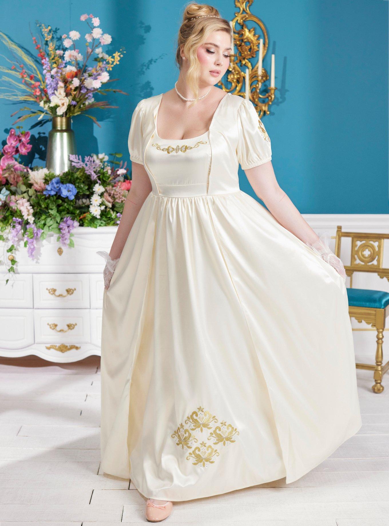 Her Universe Bridgerton Daphne Embroidered Dress Plus Size Her Universe Exclusive Her Universe