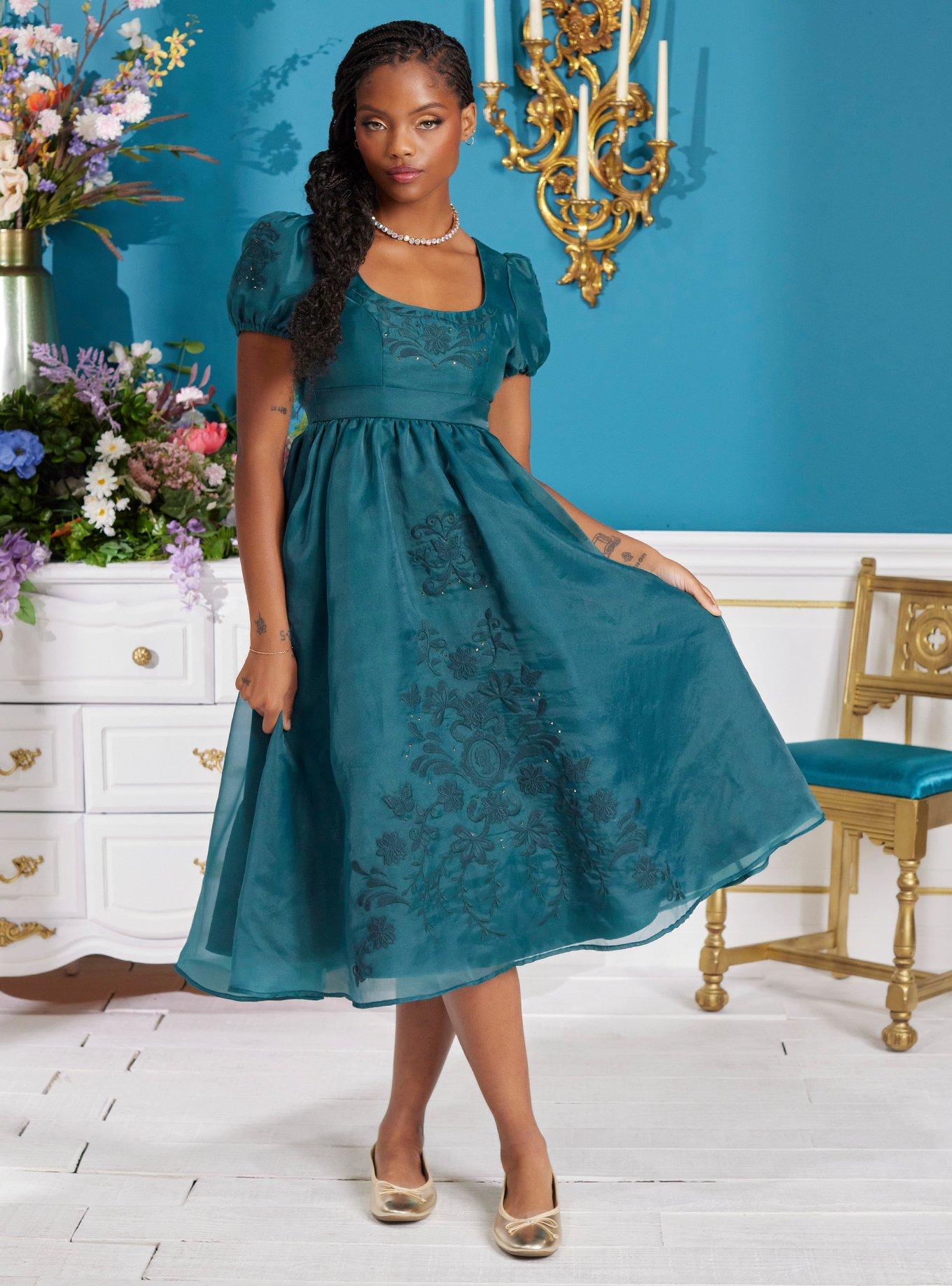 Her Universe Bridgerton Penelope Teal Dress Her Universe Exclusive