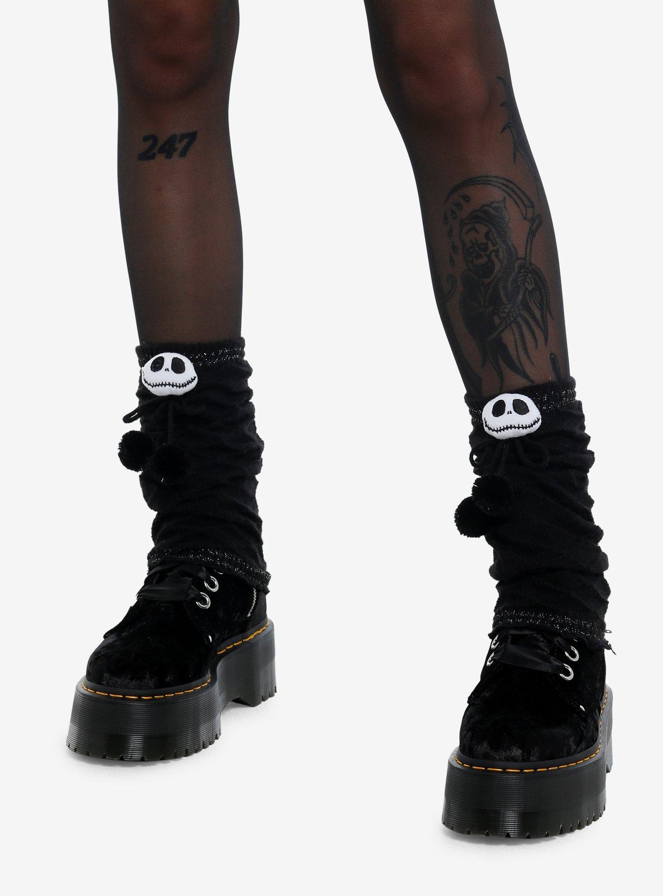 The Nightmare Before Christmas Jack Plush Leg Warmers, , hi-res