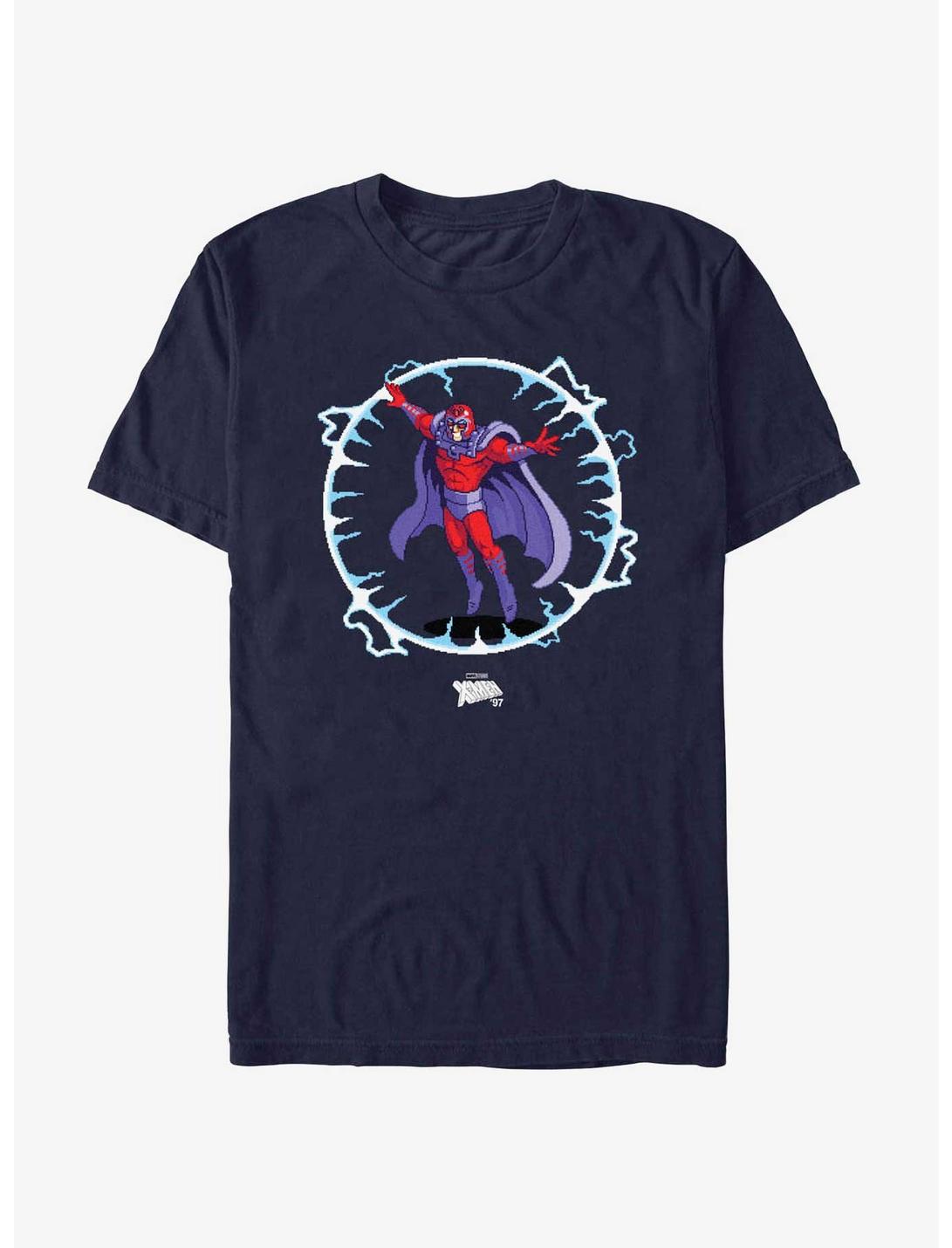 X-Men '97 Magneto PixelArt T-Shirt, NAVY, hi-res