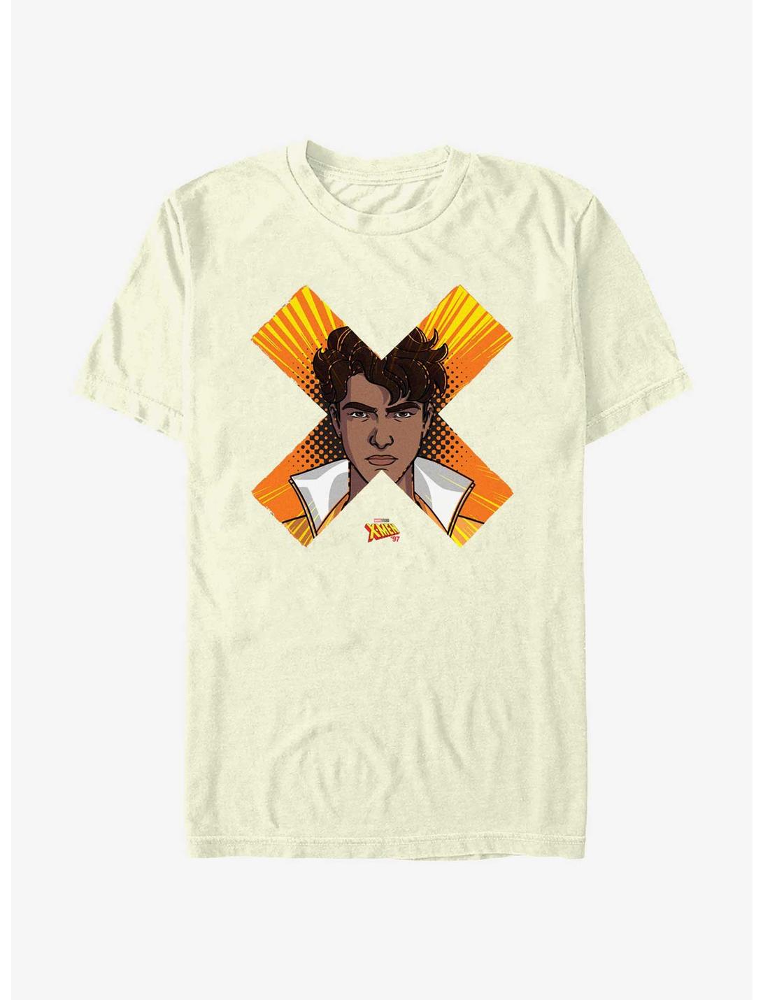 X-Men '97 Sunspot Face T-Shirt, NATURAL, hi-res
