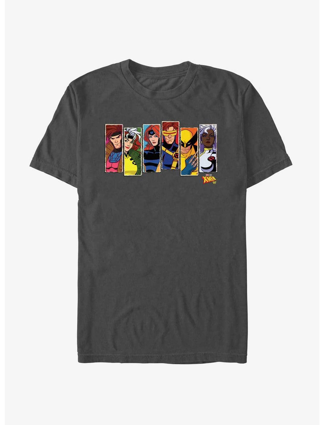 X-Men '97 Vertical Portraits T-Shirt, CHARCOAL, hi-res