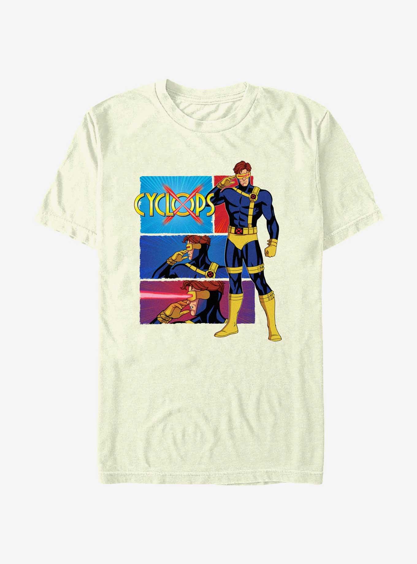 X-Men '97 Cyclops Pose T-Shirt, NATURAL, hi-res