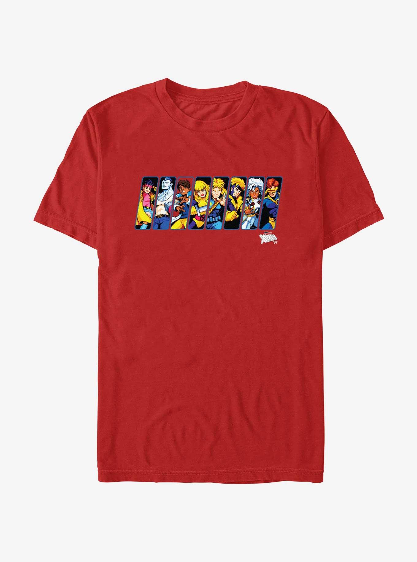 X-Men '97 Select Your Player T-Shirt, RED, hi-res