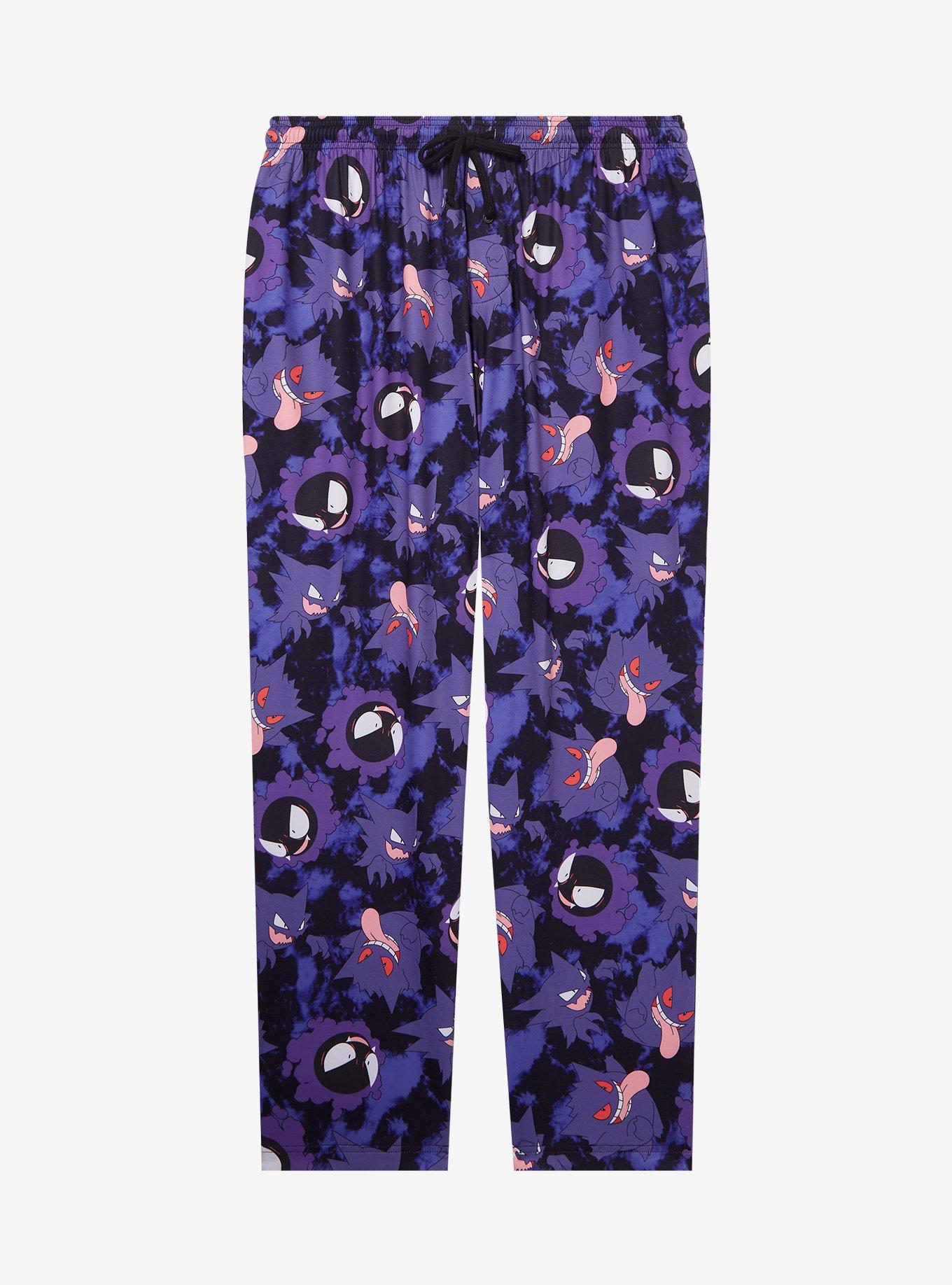 Pokémon Ghost Types Allover Print Sleep Pants — BoxLunch Exclusive, PURPLE, hi-res