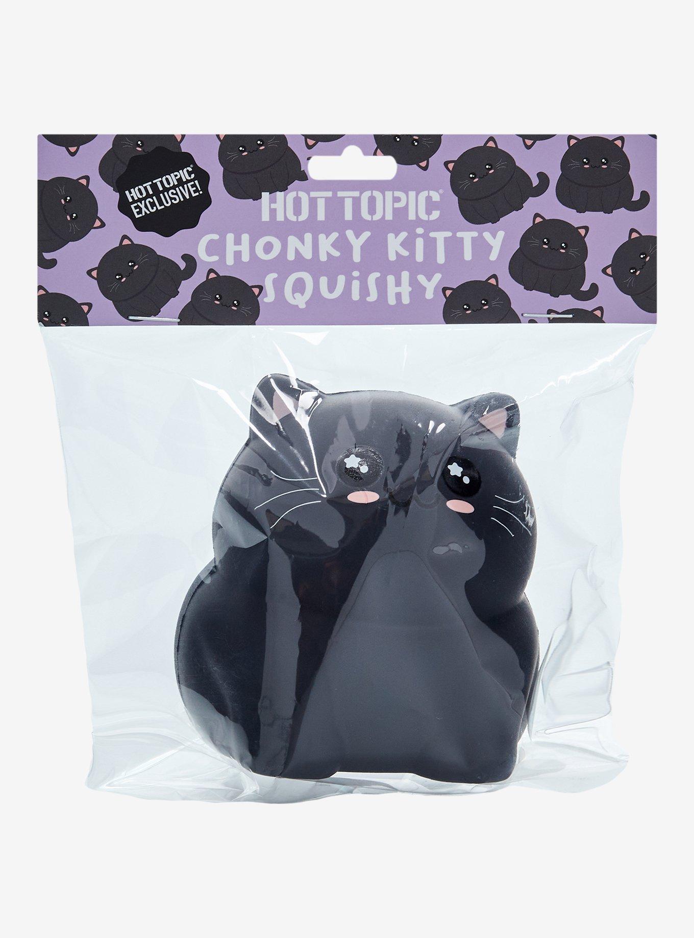 Black Chonky Kitty Squishy Toy Hot Topic Exclusive, , hi-res