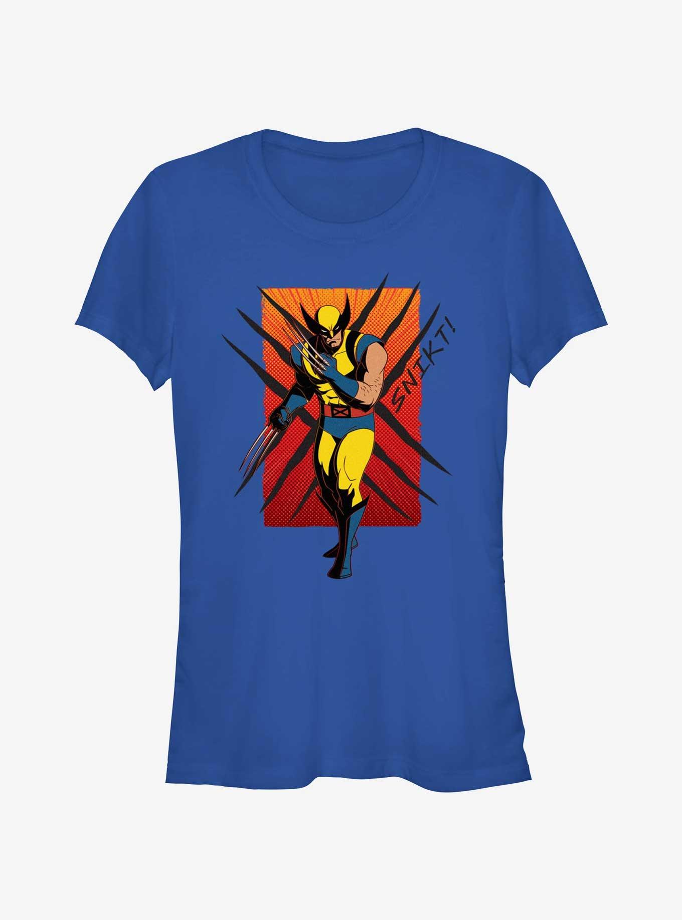X-Men '97 Wolverine Snikt Girls T-Shirt, ROYAL, hi-res