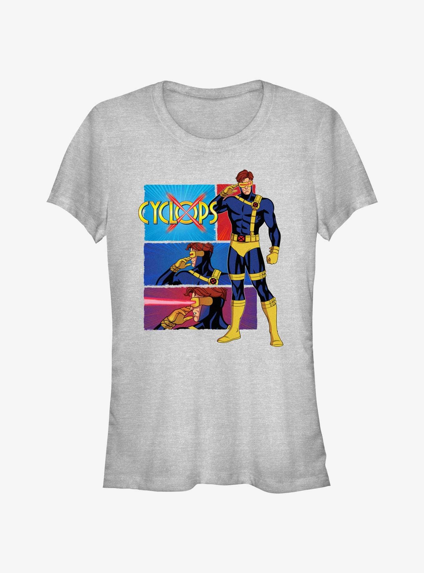 X-Men '97 Cyclops Pose Girls T-Shirt, ATH HTR, hi-res
