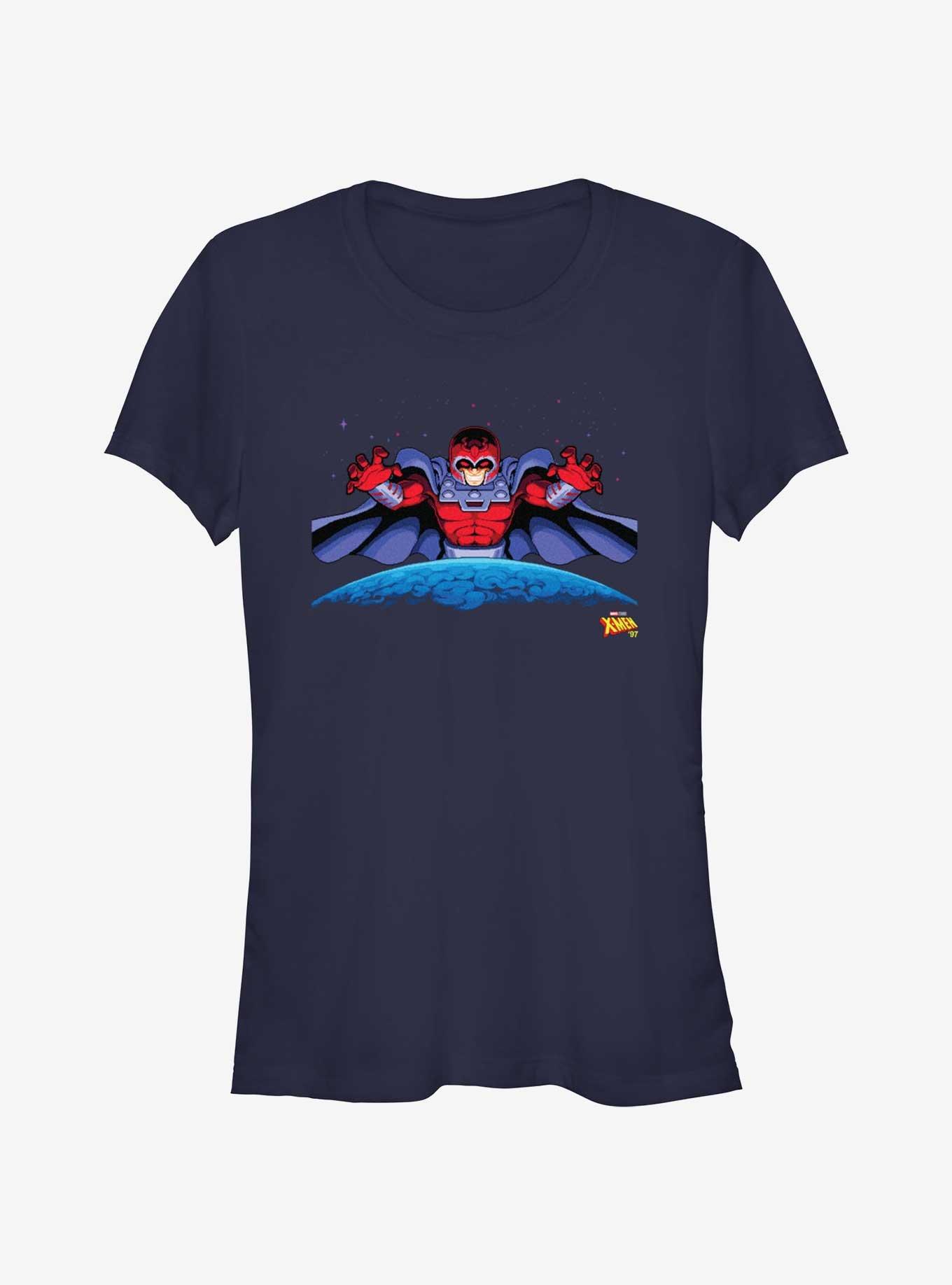 X-Men '97 Magneto Girls T-Shirt, NAVY, hi-res