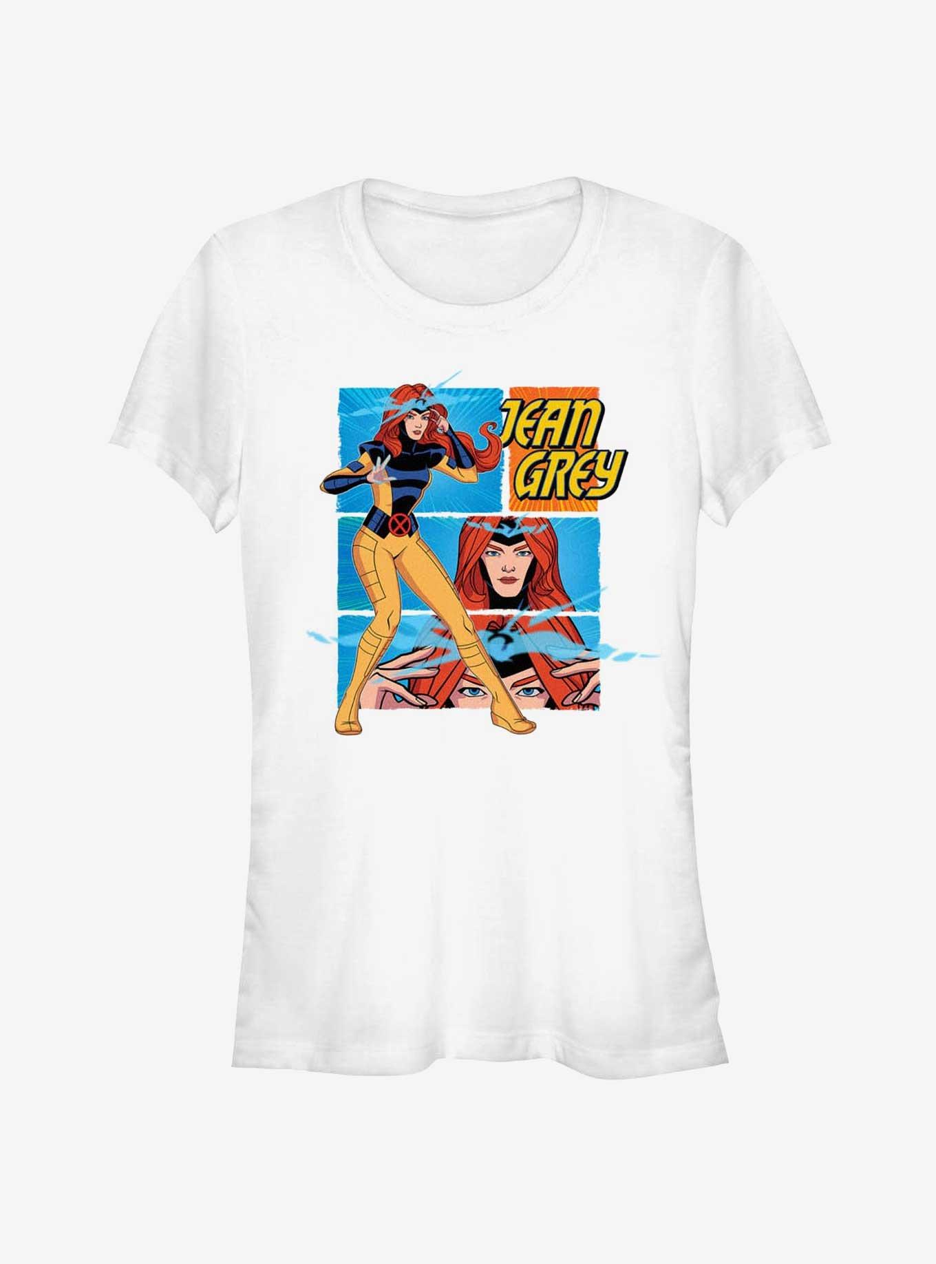 X-Men '97 Jean Grey Panels Girls T-Shirt, WHITE, hi-res