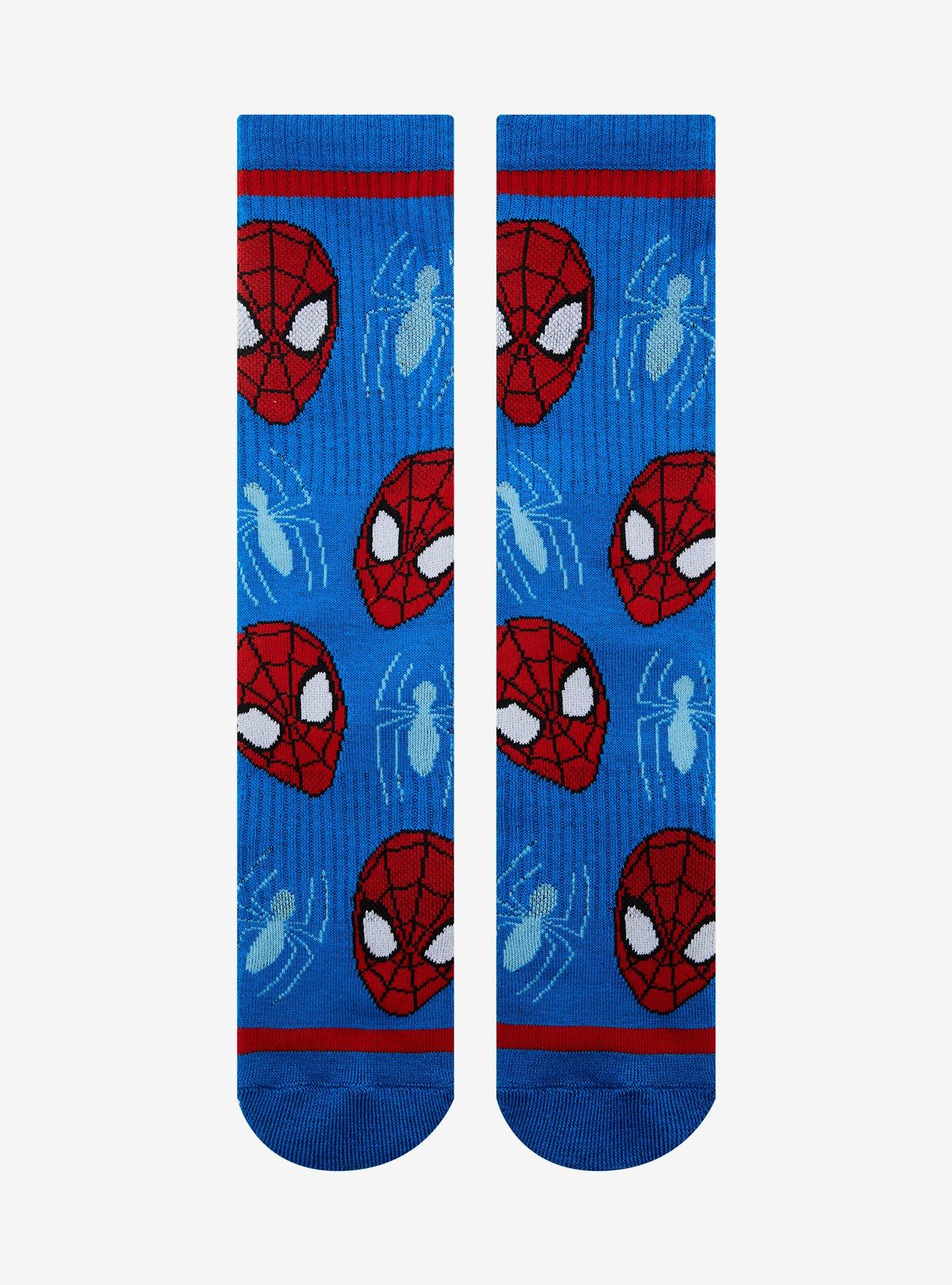 Marvel Spider-Man Allover Print Crew Socks — BoxLunch Exclusive