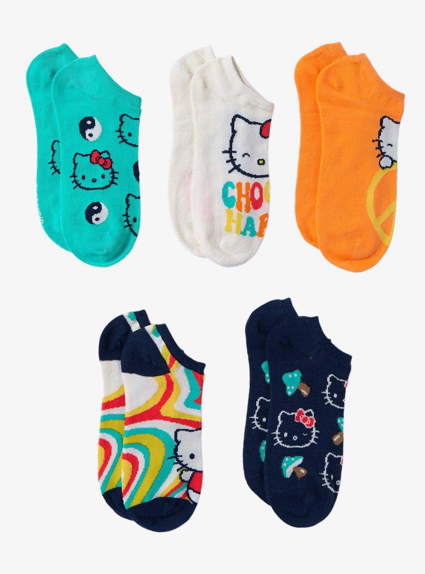Sanrio Hello Kitty Groovy Sock Set, , hi-res