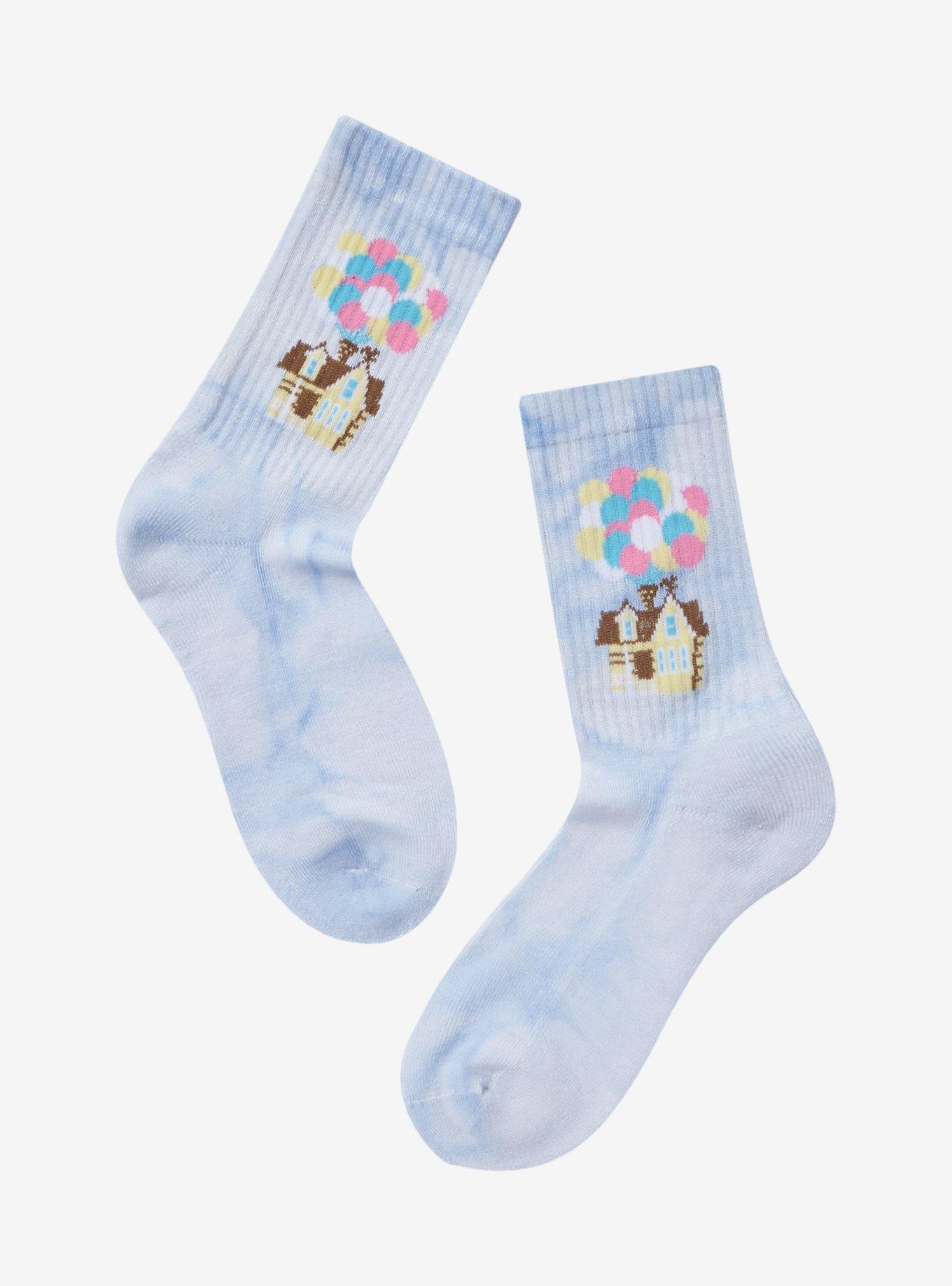 Disney Pixar Up Balloon House Crew Socks — BoxLunch Exclusive