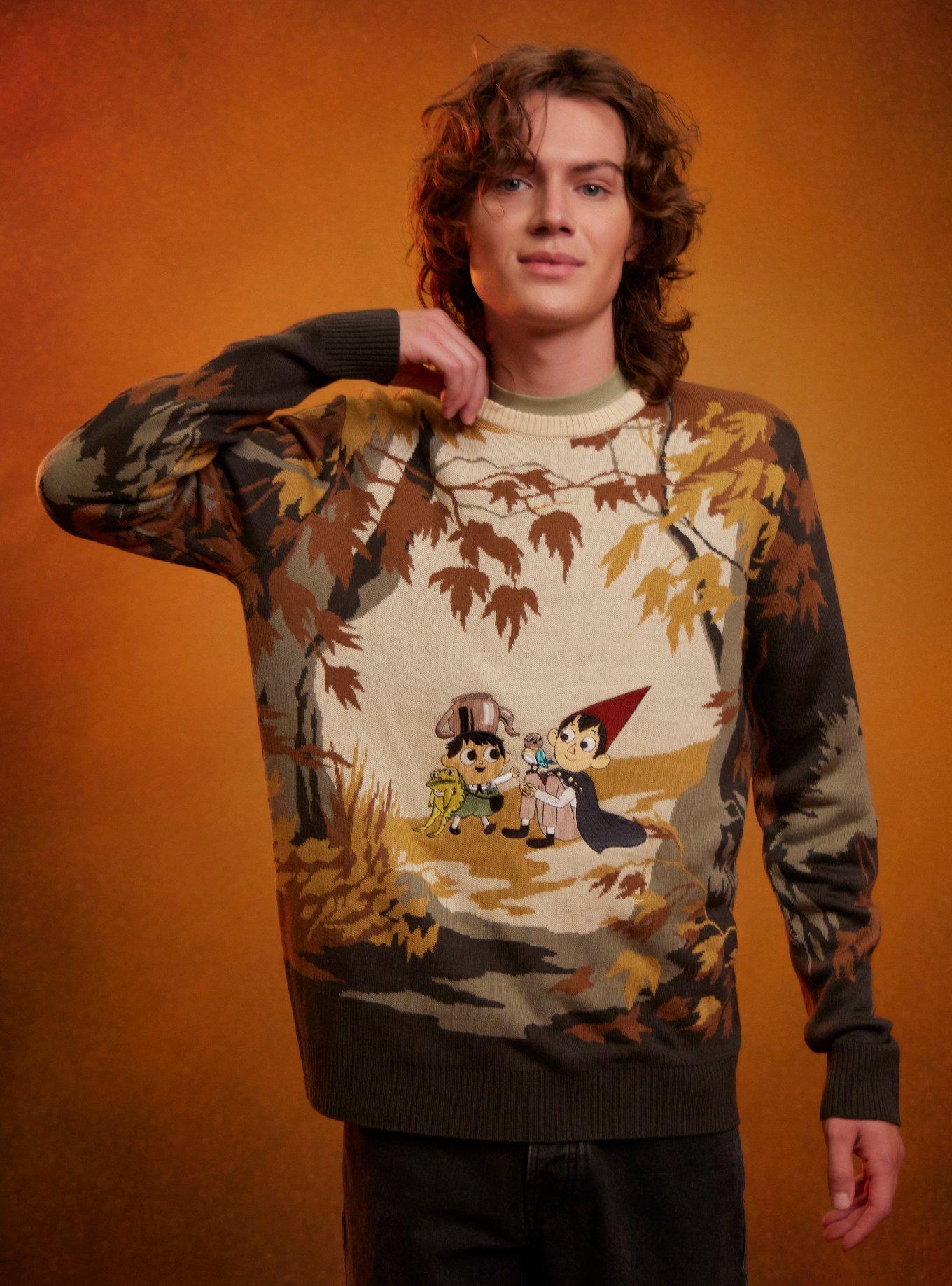 Over The Garden Wall Wirt & Greg Woods Scene Intarsia Sweater 