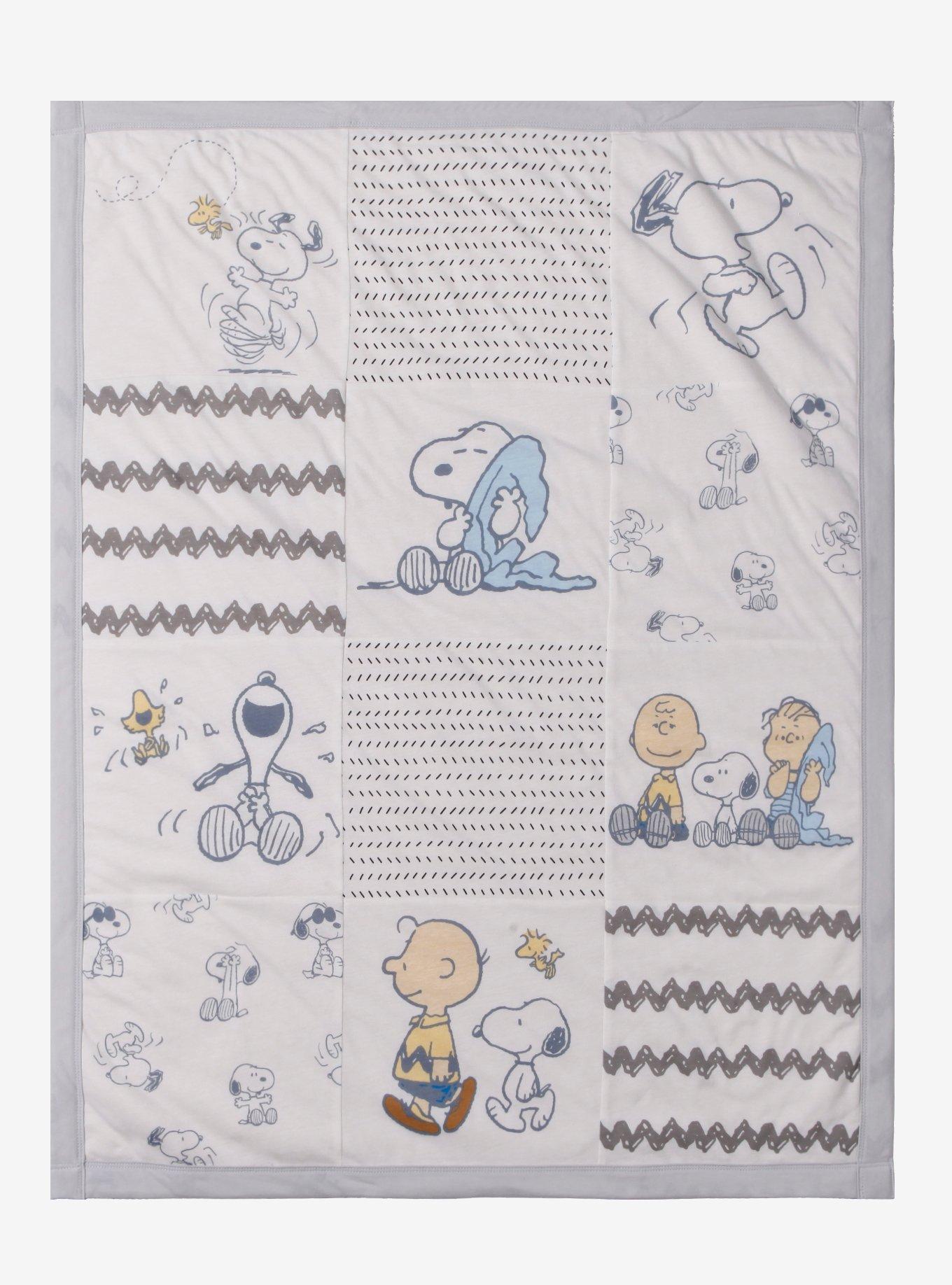 Peanuts Snoopy & Friends Squares Baby Blanket, , hi-res