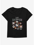 Hello Kitty Halloween Spooky Womens T-Shirt Plus Size, BLACK, hi-res