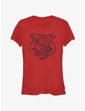 Disney Mickey Mouse Mickey's Fire Crew Badge Girls T-Shirt, , hi-res