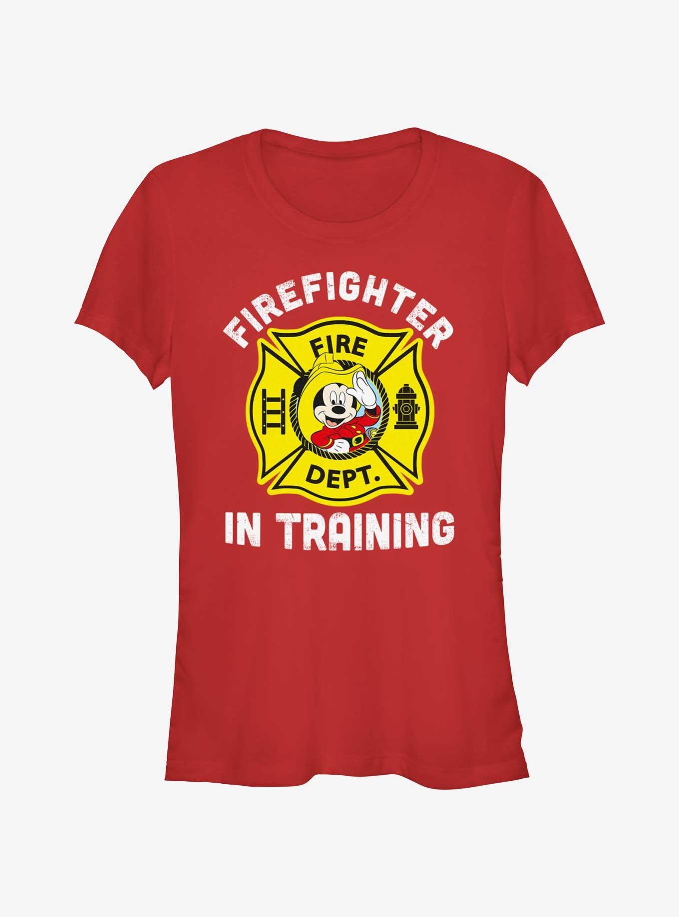 Disney Mickey Mouse Firefighter In Training Girls T-Shirt