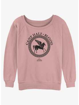 Disney Percy Jackson And The Olympians Camp Half Blood Logo Girls Slouchy Sweatshirt, , hi-res