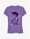 Disney Percy Jackson And The Olympians Annabeth Chase Geometric Girls T-Shirt, PURPLE, hi-res