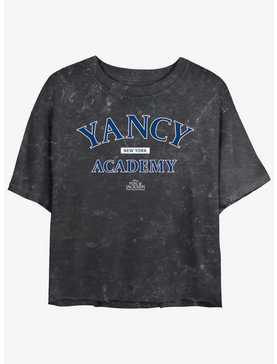 Disney Percy Jackson And The Olympians Yancy Academy Logo Mineral Wash Girls Crop T-Shirt, , hi-res