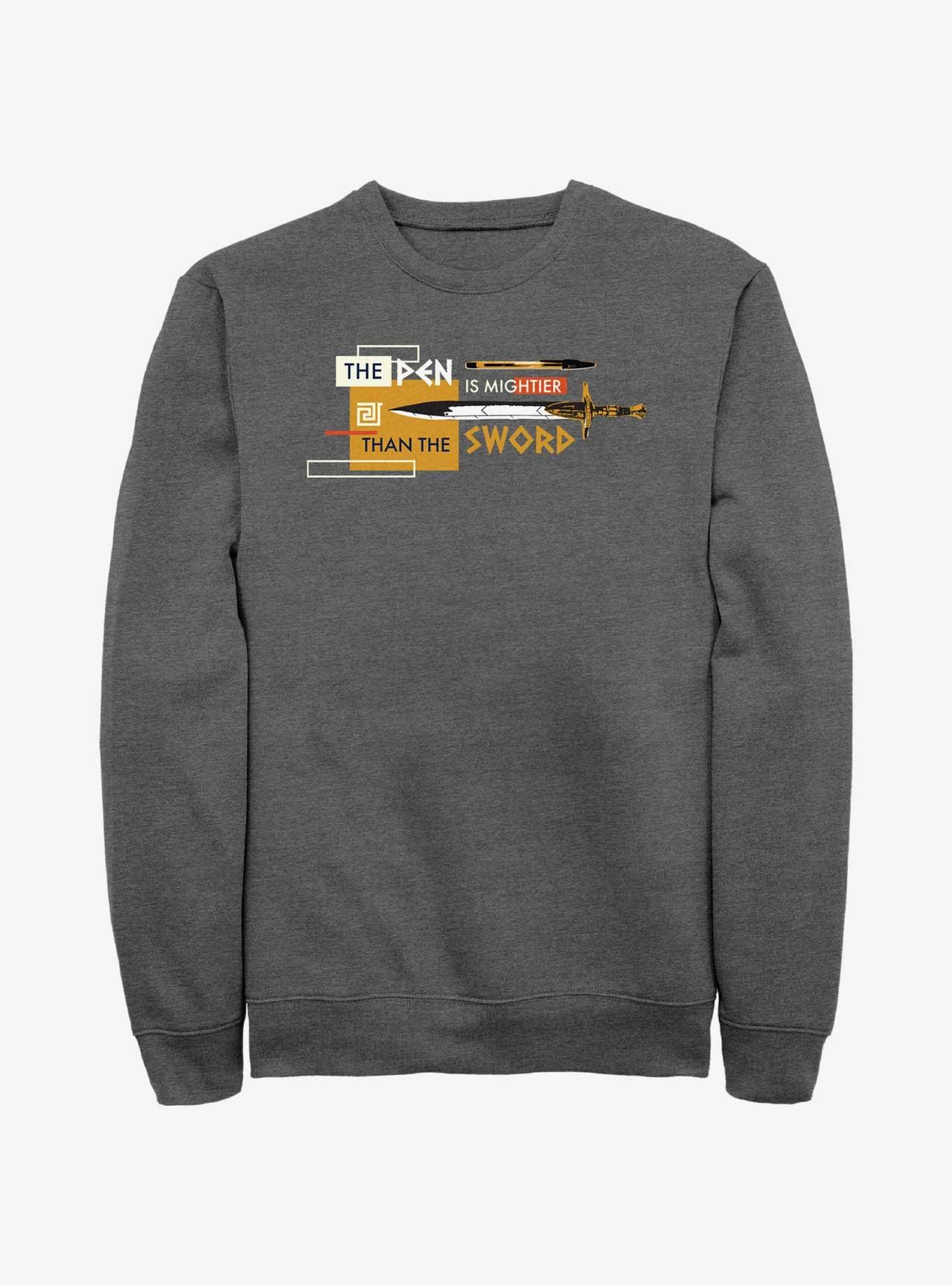 Disney Percy Jackson And The Olympians The Pen Is Mightier Than The Sword Sweatshirt, , hi-res