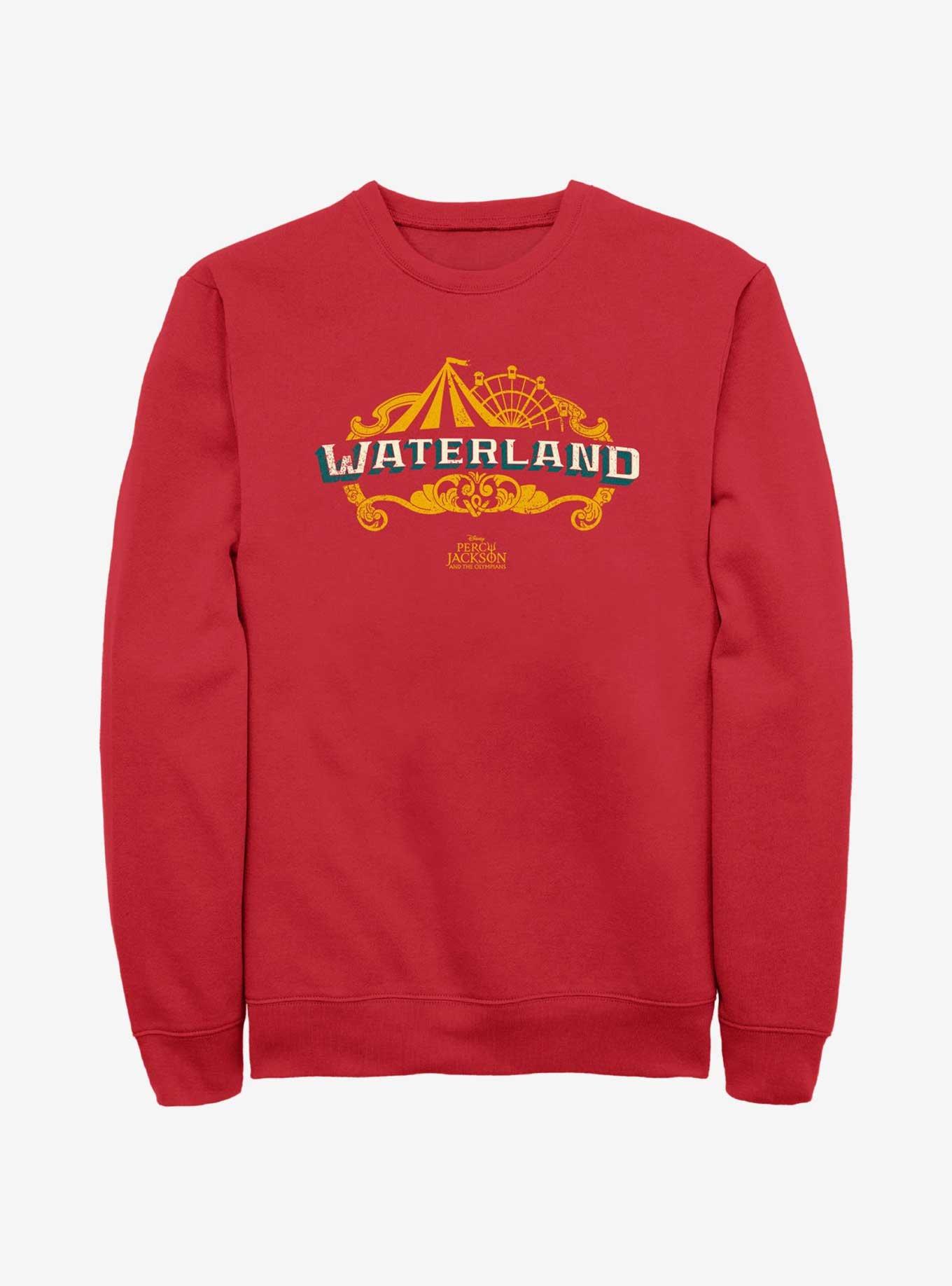 Disney Percy Jackson And The Olympians Waterland Park Logo Sweatshirt, , hi-res