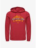 Disney Percy Jackson And The Olympians Waterland Park Logo Hoodie, RED, hi-res
