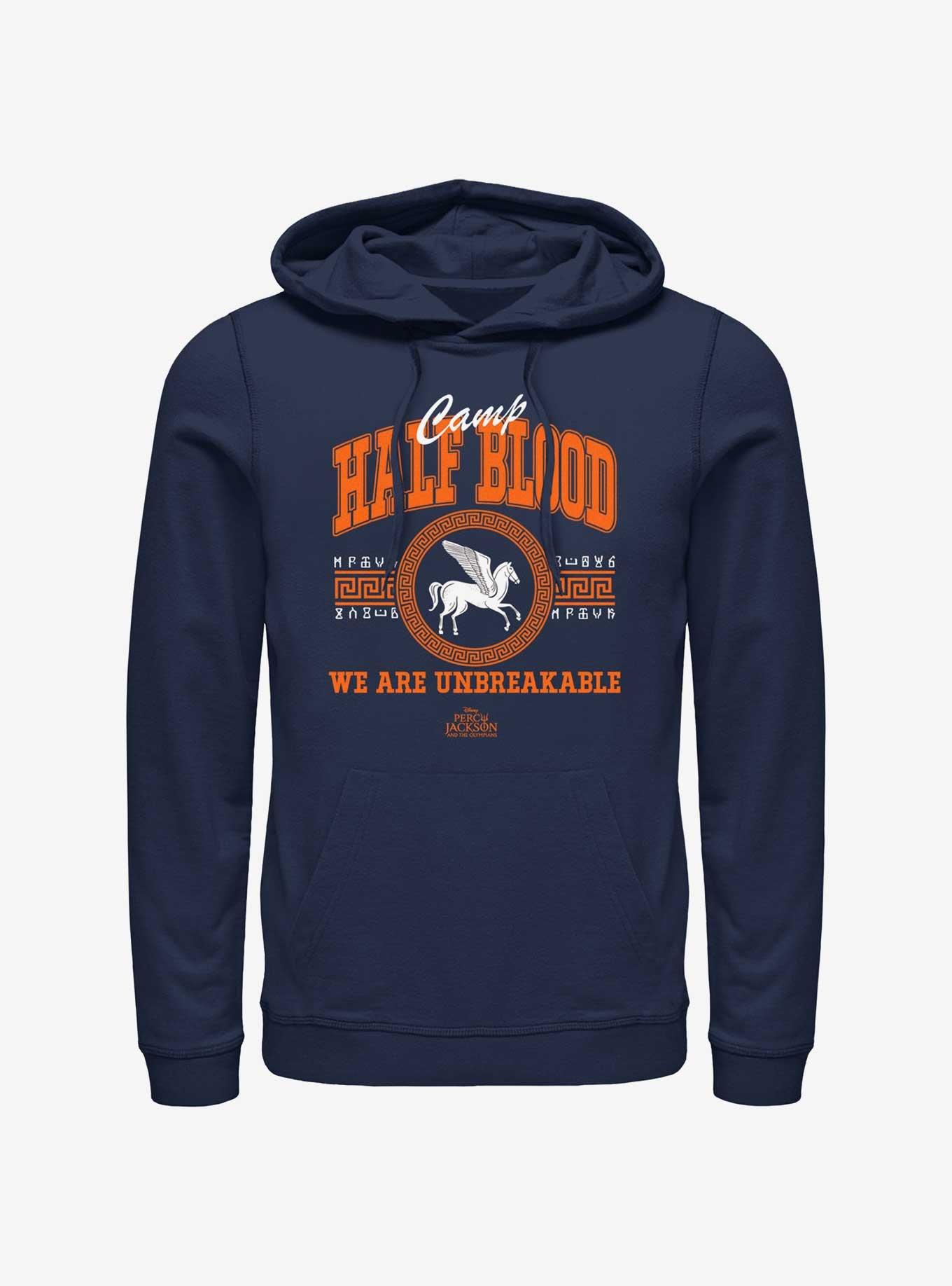 Disney Percy Jackson And The Olympians Camp Half Blood Collegiate Hoodie, NAVY, hi-res