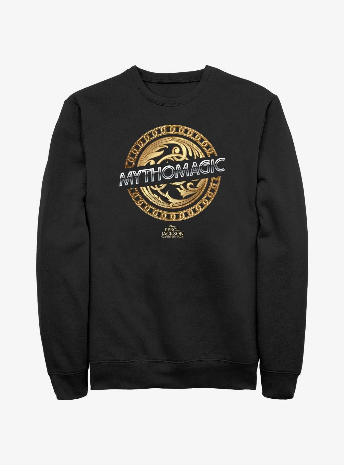 Disney Percy Jackson And The Olympians Mythomagic Logo Sweatshirt, , hi-res