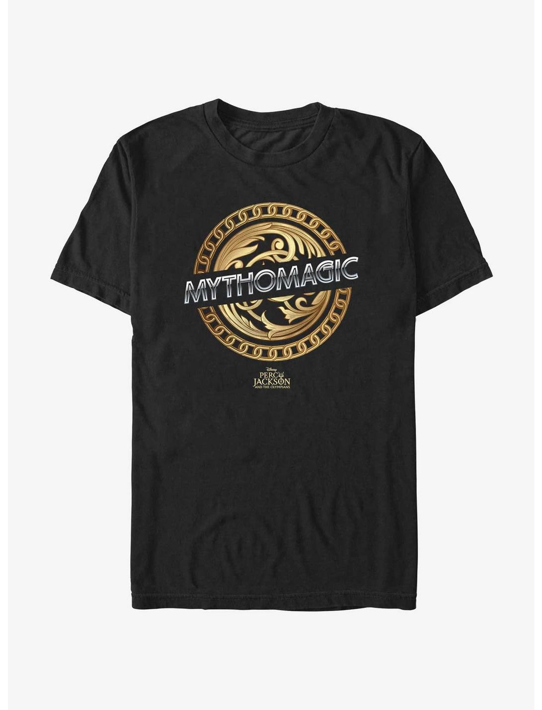 Disney Percy Jackson And The Olympians Mythomagic Logo T-Shirt, BLACK, hi-res