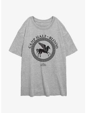 Disney Percy Jackson And The Olympians Camp Half Blood Logo Girls Oversized T-Shirt, , hi-res
