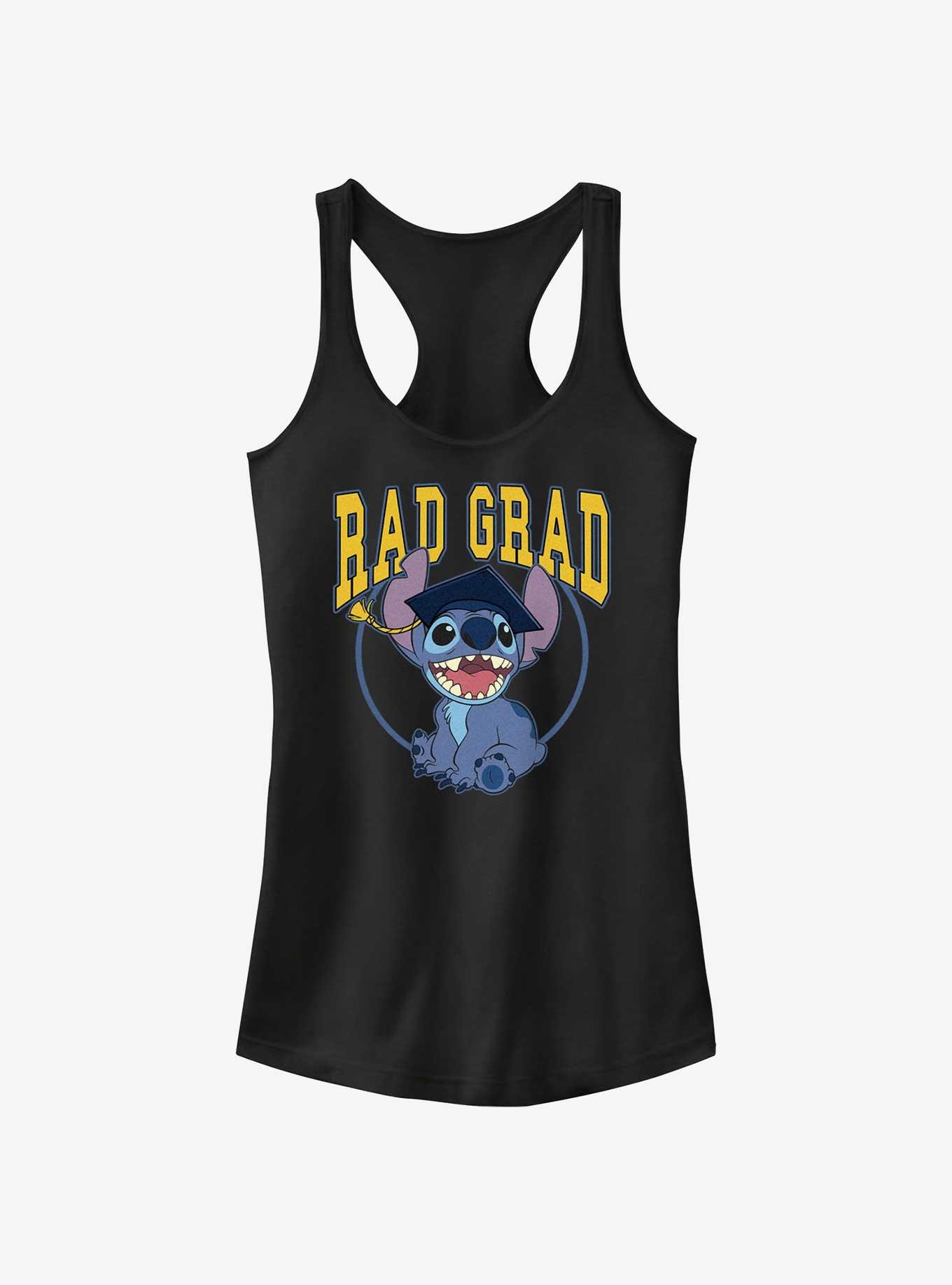 Disney Lilo & Stitch Rad Grad Girls Tank, BLACK, hi-res